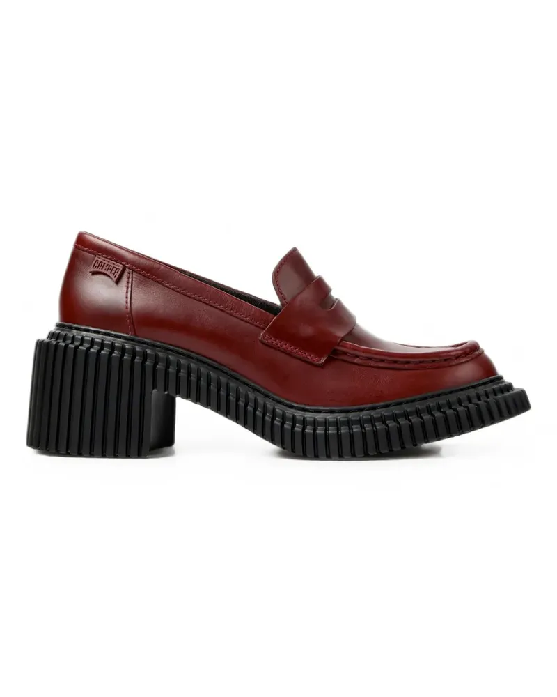 Camper Twins Loafer aus Leder - Rot Rot