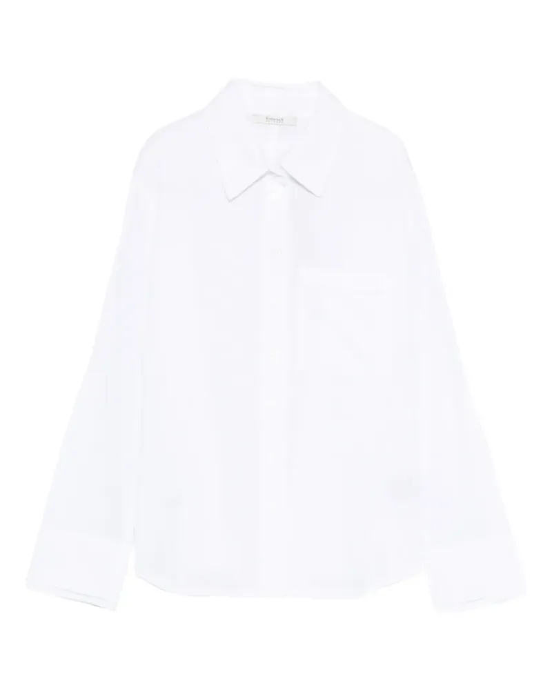 KristenseN Du Nord chest-pocket shirt - Weiß Weiß