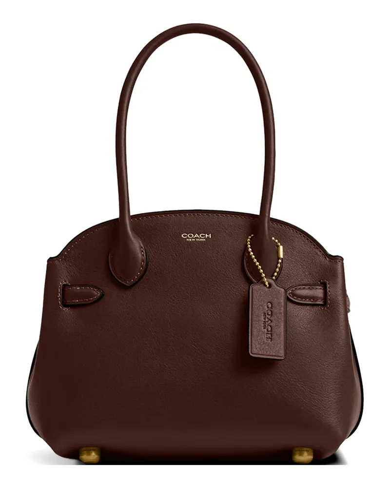 Coach Soft Empire grained leather tote bag - Braun Braun