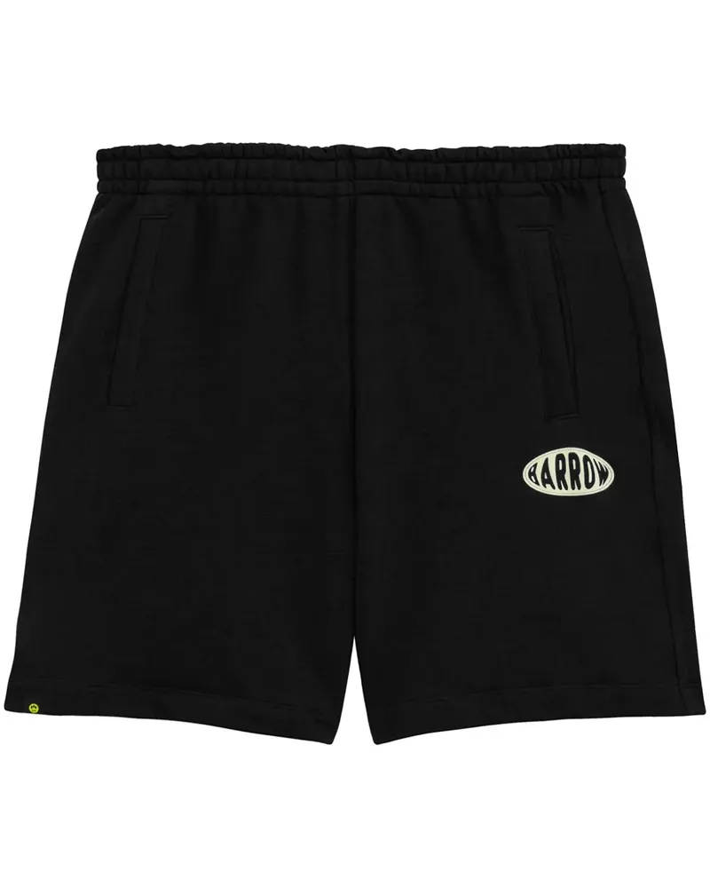 BARROW Shorts mit Logo-Print - Schwarz Schwarz