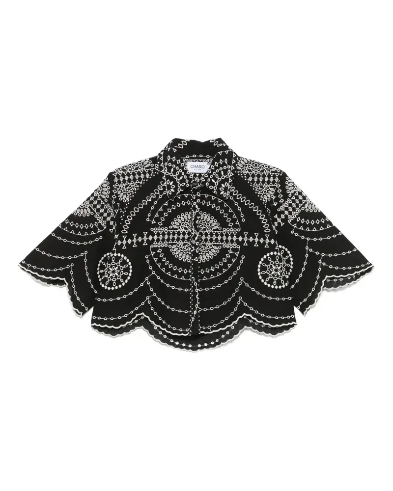 Charo Ruiz Emmie Bluse - Schwarz Schwarz