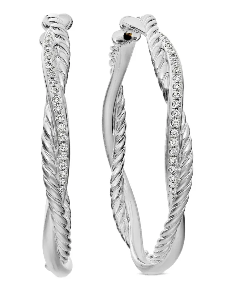 David Yurman Infinity Creolen 42mm - Silber Silber