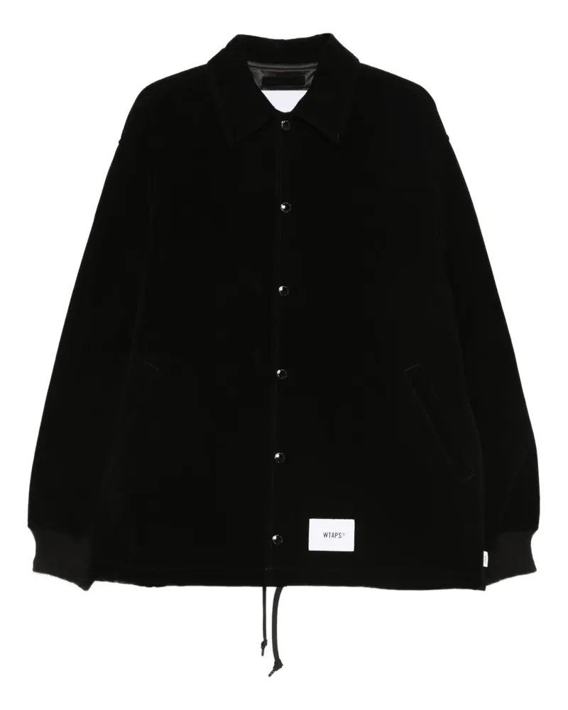 WTAPS Jacke aus Faux-Wildleder - Schwarz Schwarz