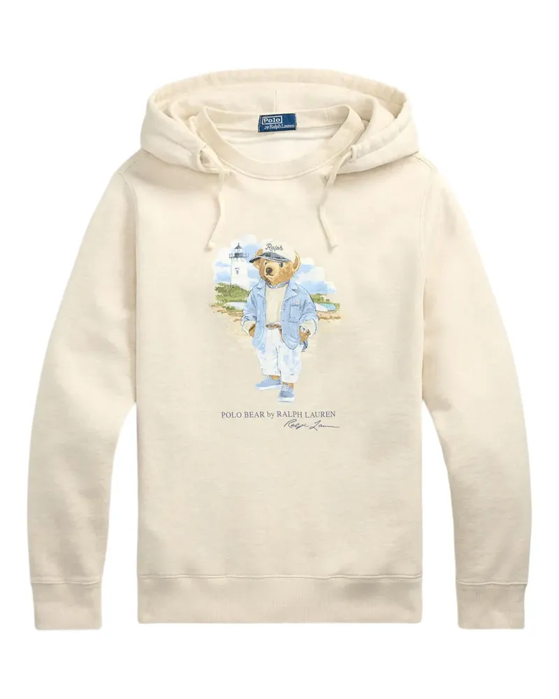 Ralph Lauren Hoodie mit Teddy-Motiv - Nude Nude