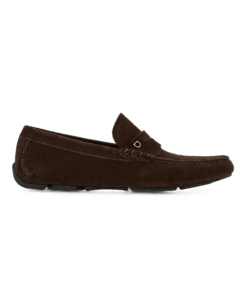 Ferragamo Gancini Penny-Loafer - Braun Braun
