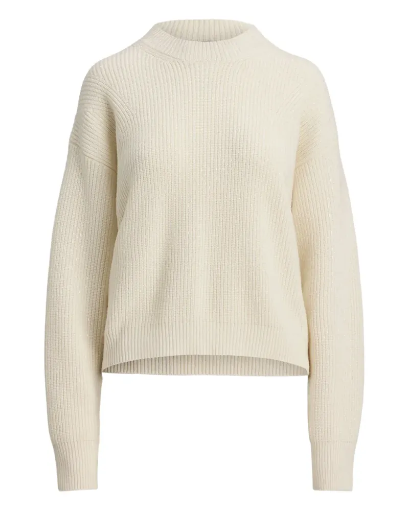 Ralph Lauren Pullover mit Pailletten - Nude Nude