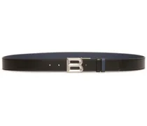 Wendbarer B Bold Gürtel - Schwarz