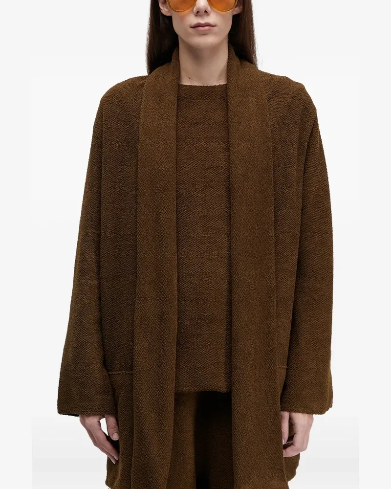 Osklen Offener Cardigan - Braun Braun