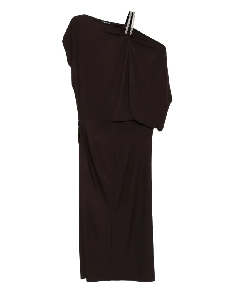 Tom Ford Asymmetrisches Kleid - Braun Braun