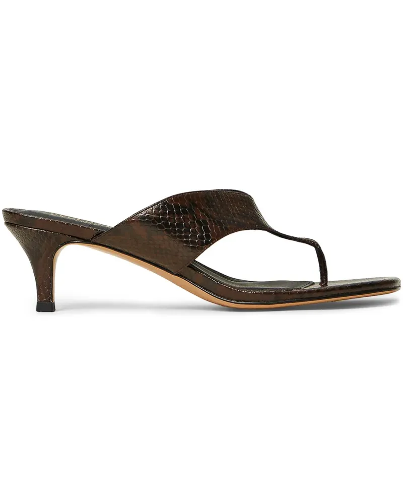 Twin-Set Sandalen mit Zehensteg - Braun Braun