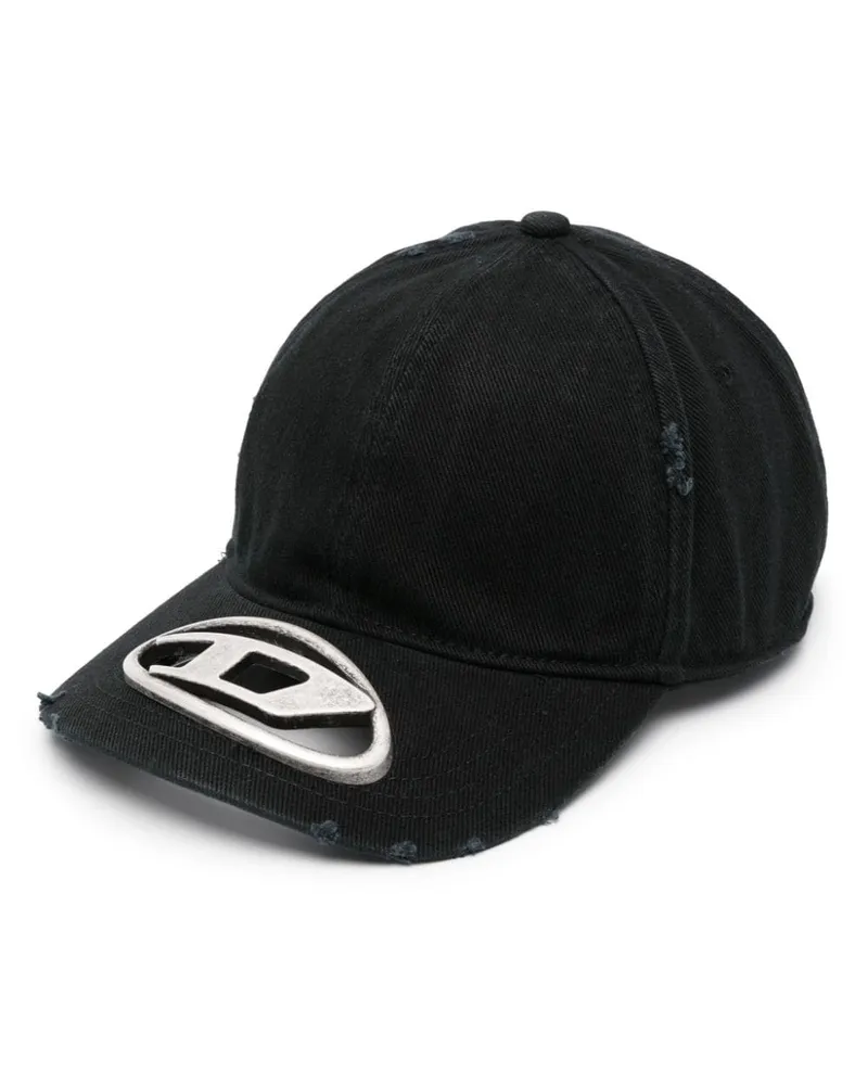 Diesel C-Beast-A1 Baseballkappe - Schwarz Schwarz