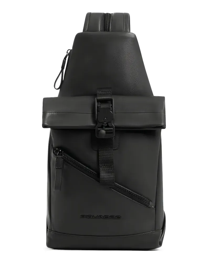 Piquadro Wandelbare Gürteltasche - Schwarz Schwarz