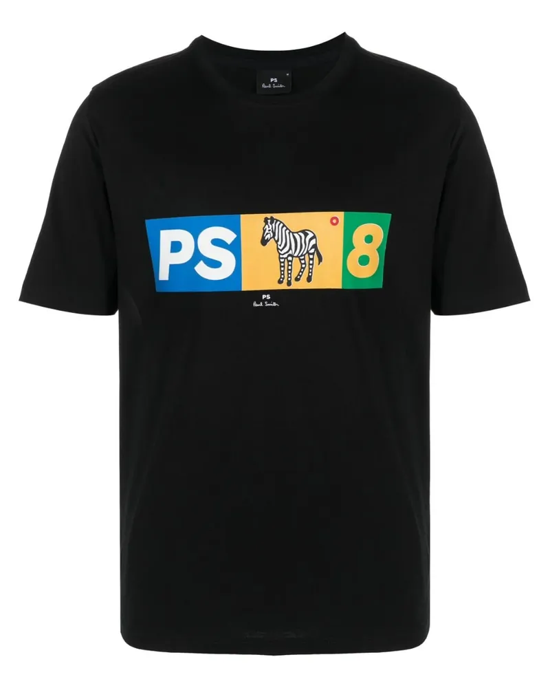 Paul Smith T-Shirt mit Logo-Print Schwarz