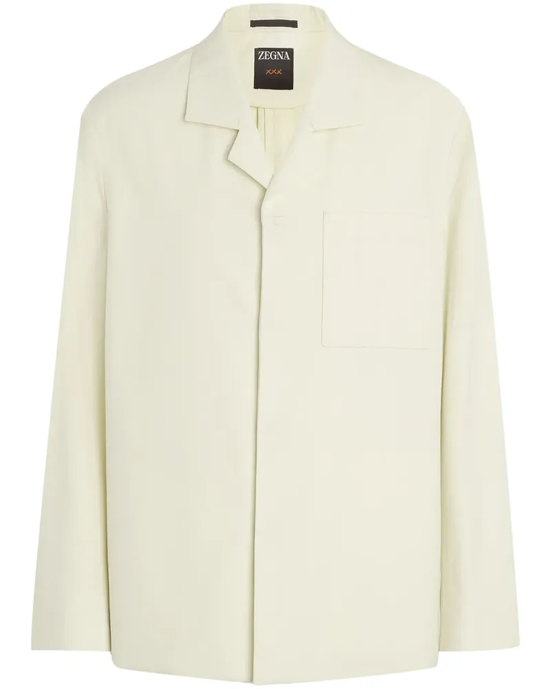 Ermenegildo Zegna Jacke aus Seidengemisch - Gelb Gelb
