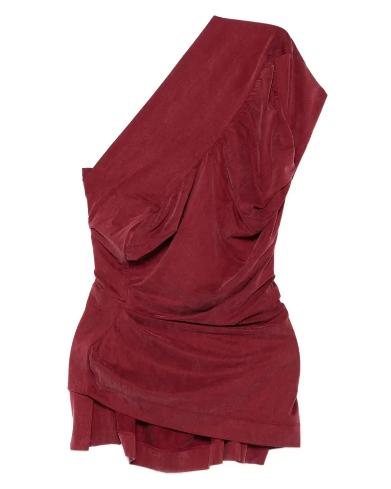 Vivienne Westwood Drapiertes One-Shoulder-Top - Rot Rot