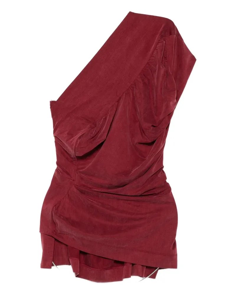 Vivienne Westwood draped one-shoulder top - Rot Rot