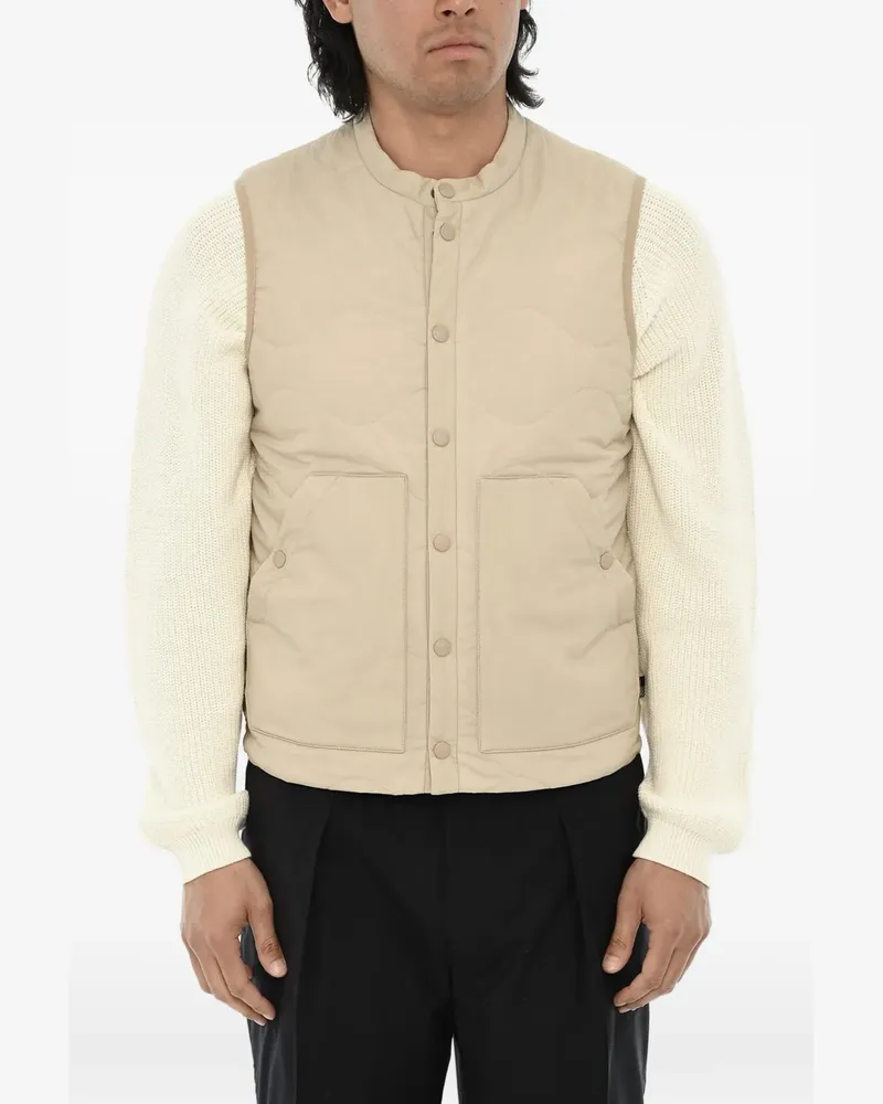 Woolrich quilted sleeveless gilet - Nude Nude