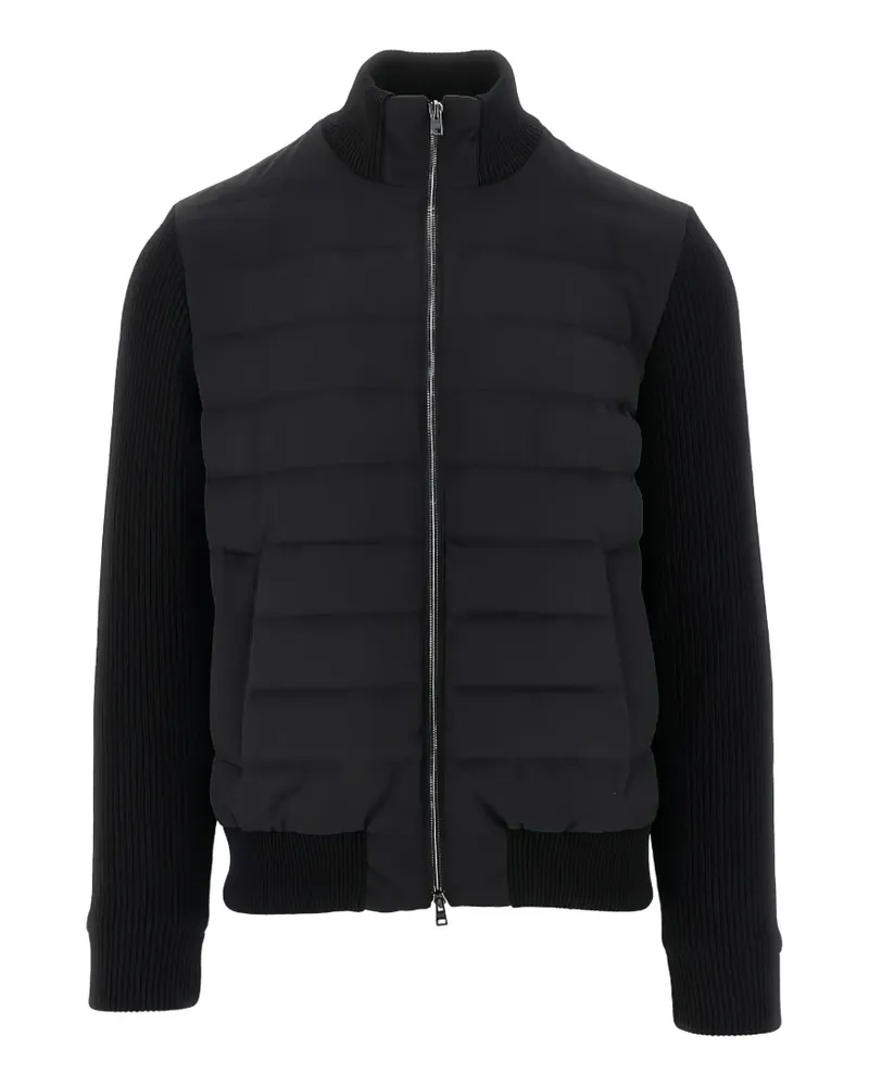 Herno padded panelled jacket - Schwarz Schwarz