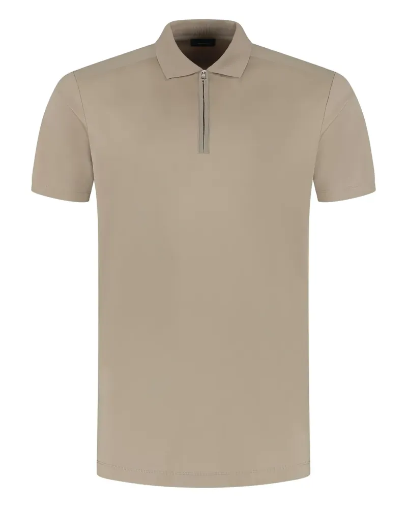 Paul & Shark Poloshirt mit Reißverschluss - Braun Braun