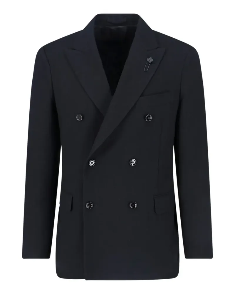 LARDINI double-breasted blazer - Blau Blau