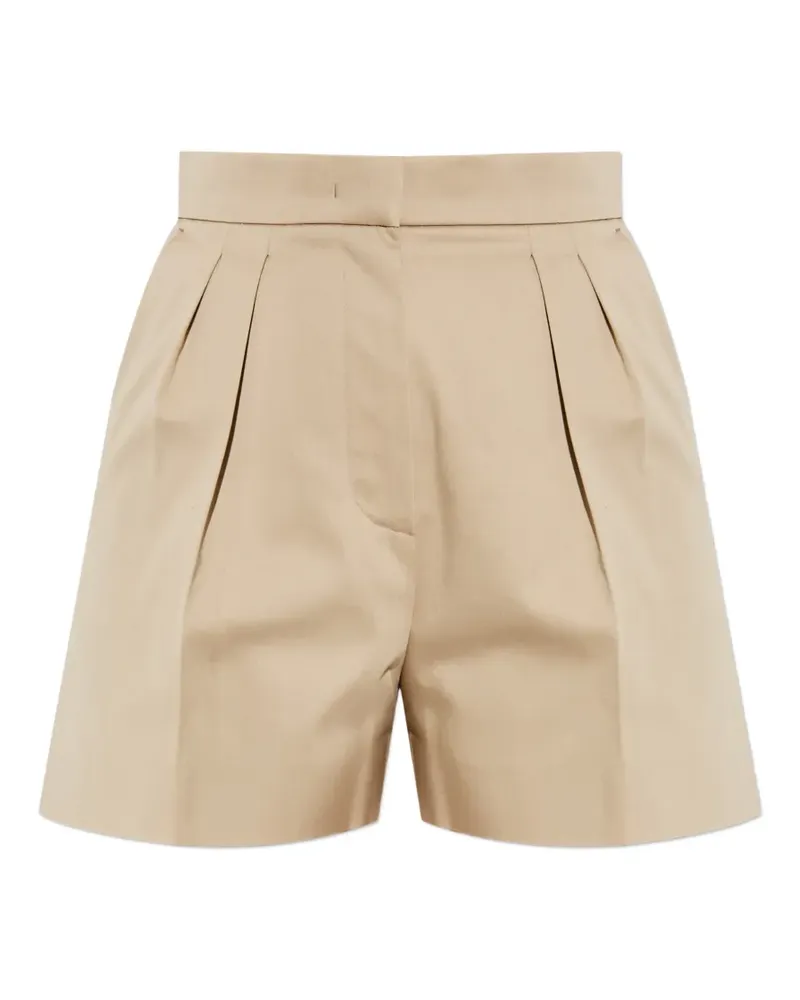 Max Mara Shorts mit Bundfalten - Nude Nude