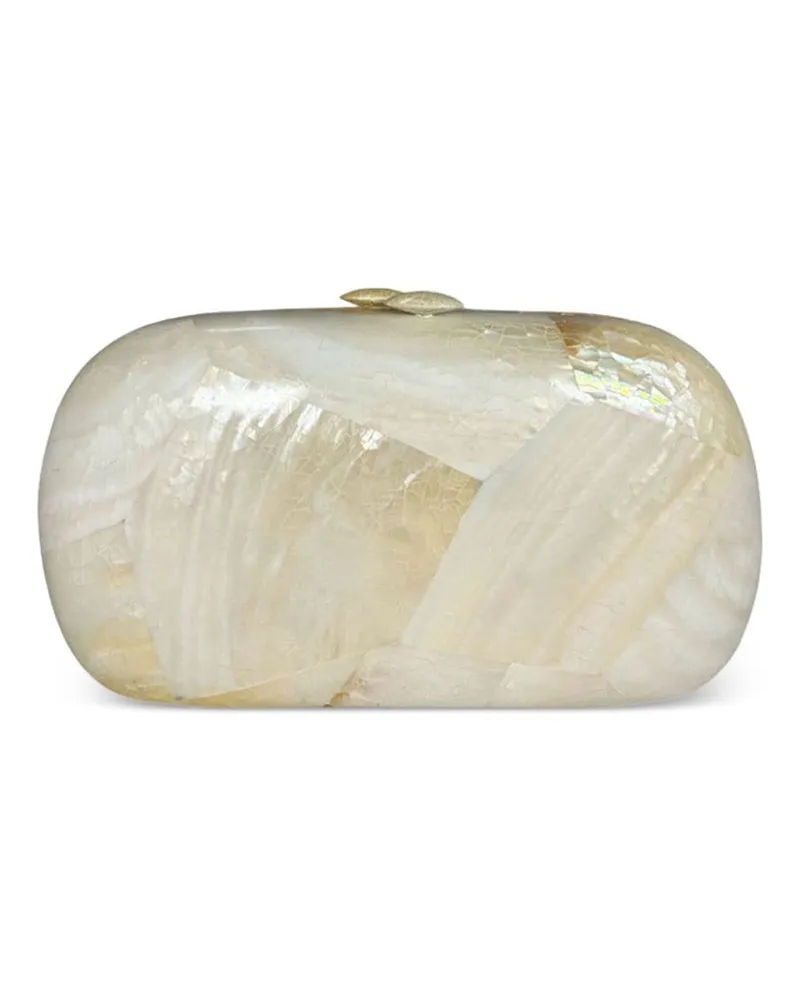 Serpui Josephine Clutch - Weiß Weiß