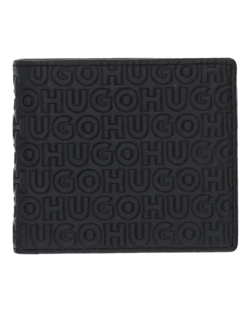 HUGO BOSS logo-embossed cardholder - Schwarz Schwarz