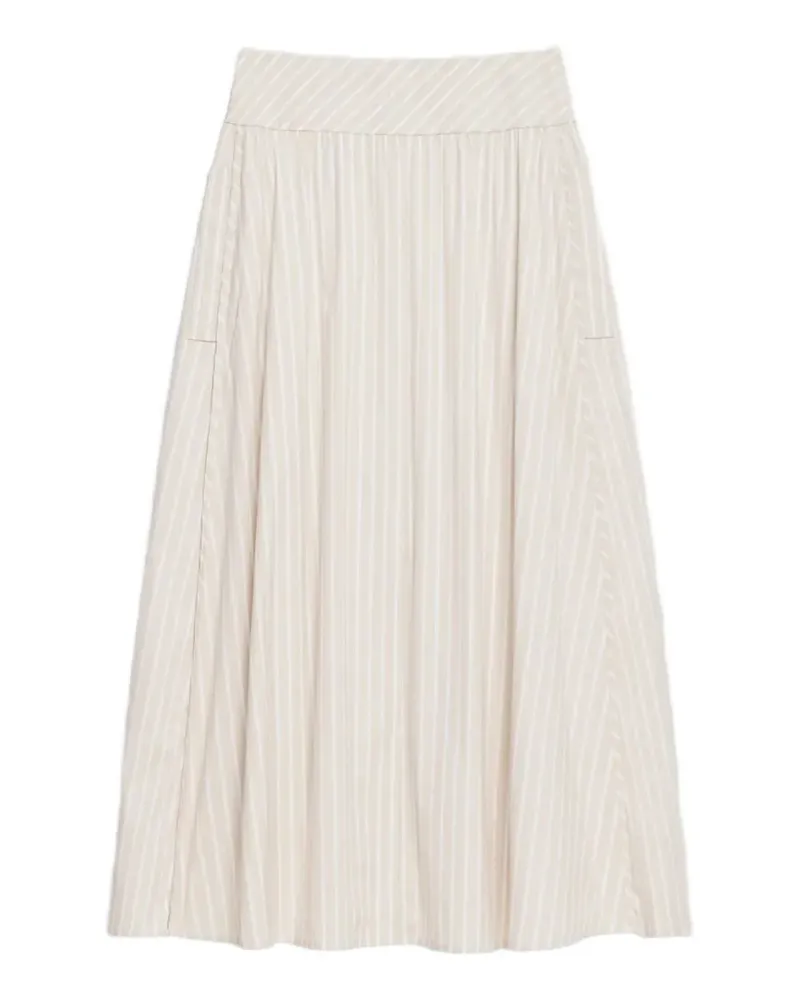Theory striped midi skirt - Nude Nude