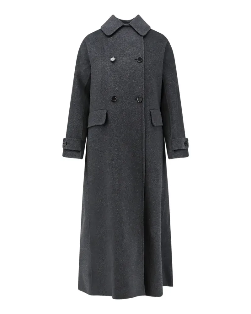 ASPESI double-breasted button-cuff coat - Grau Grau
