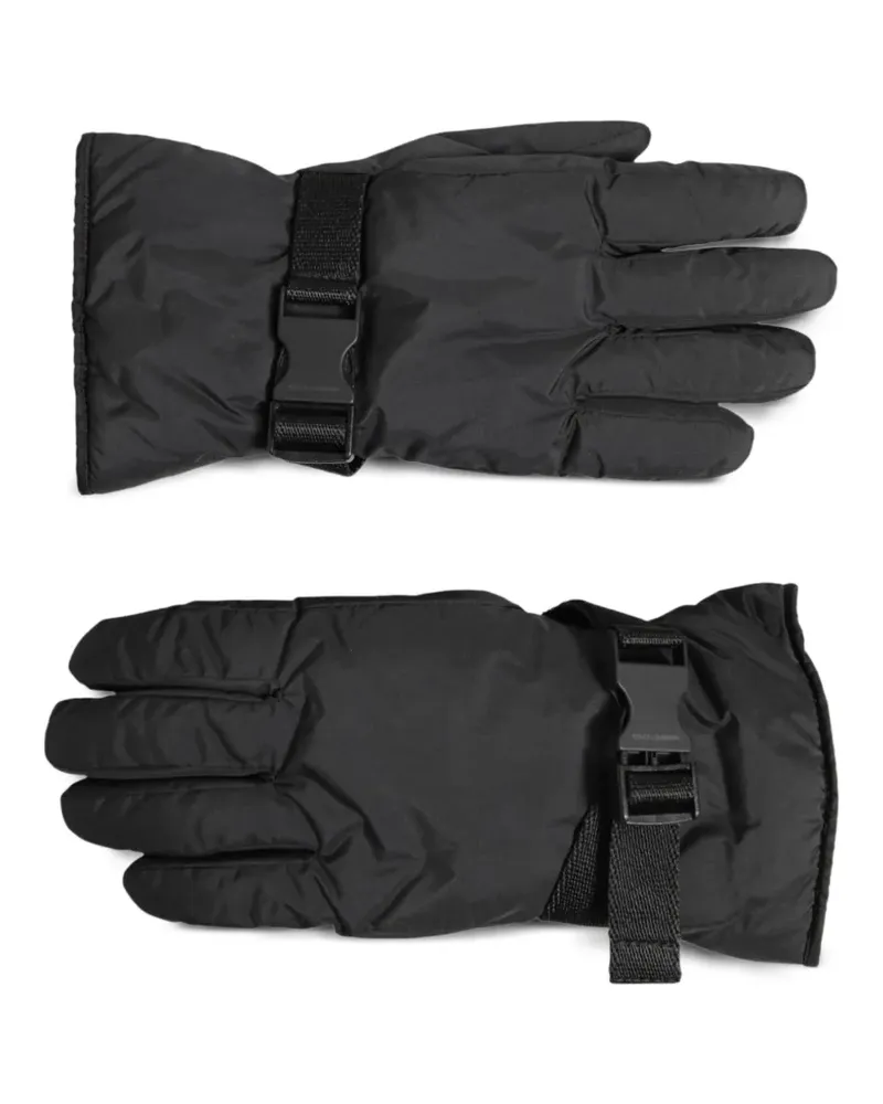 Dolce & Gabbana Winddichte Skihandschuhe - Schwarz Schwarz