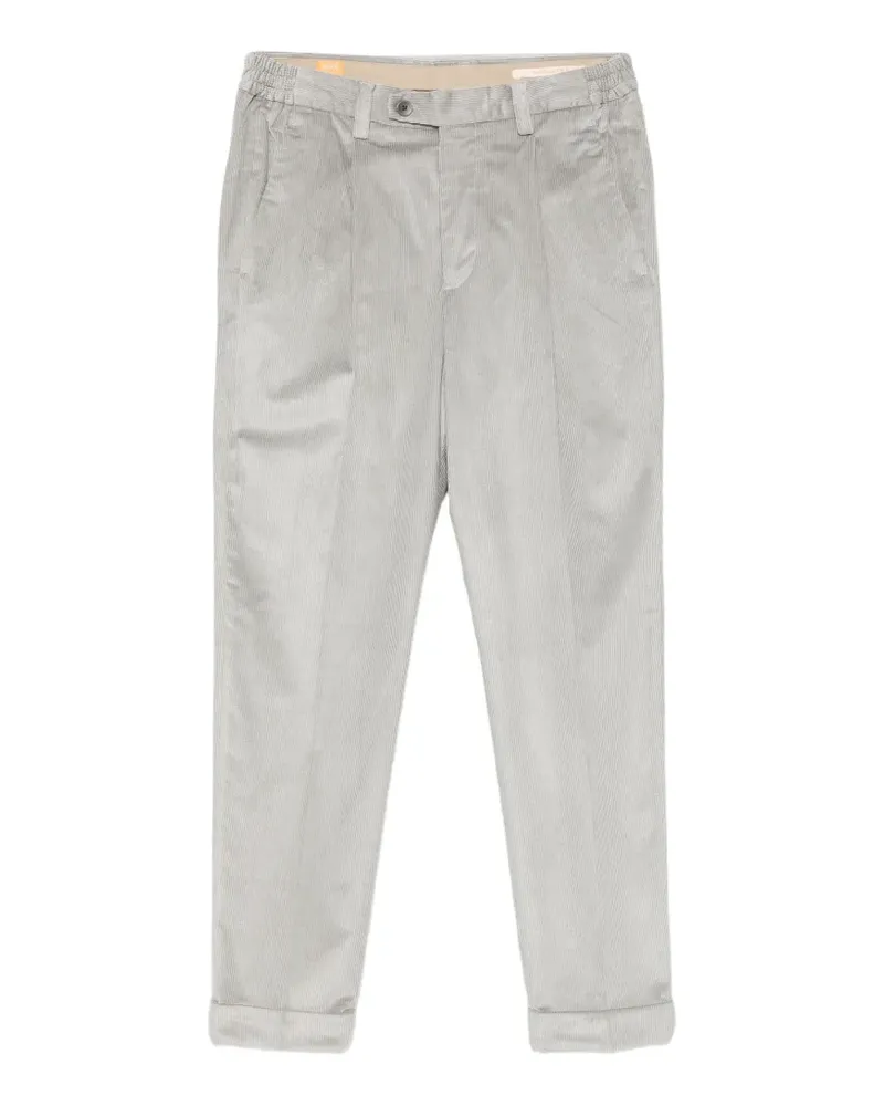 Alpha Industries Cordhose mit Falten - Grau Grau
