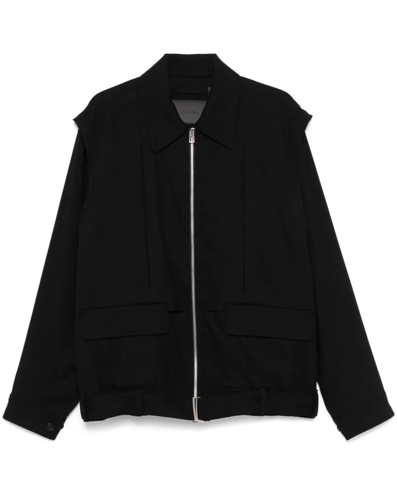 SONGZIO Jacke im Layering-Look - Schwarz Schwarz