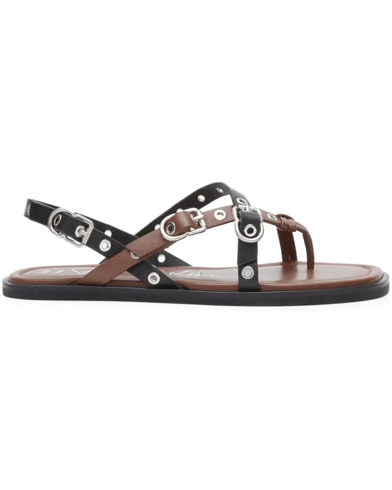3.1 phillip lim Klassische Riemchensandalen - Schwarz Schwarz