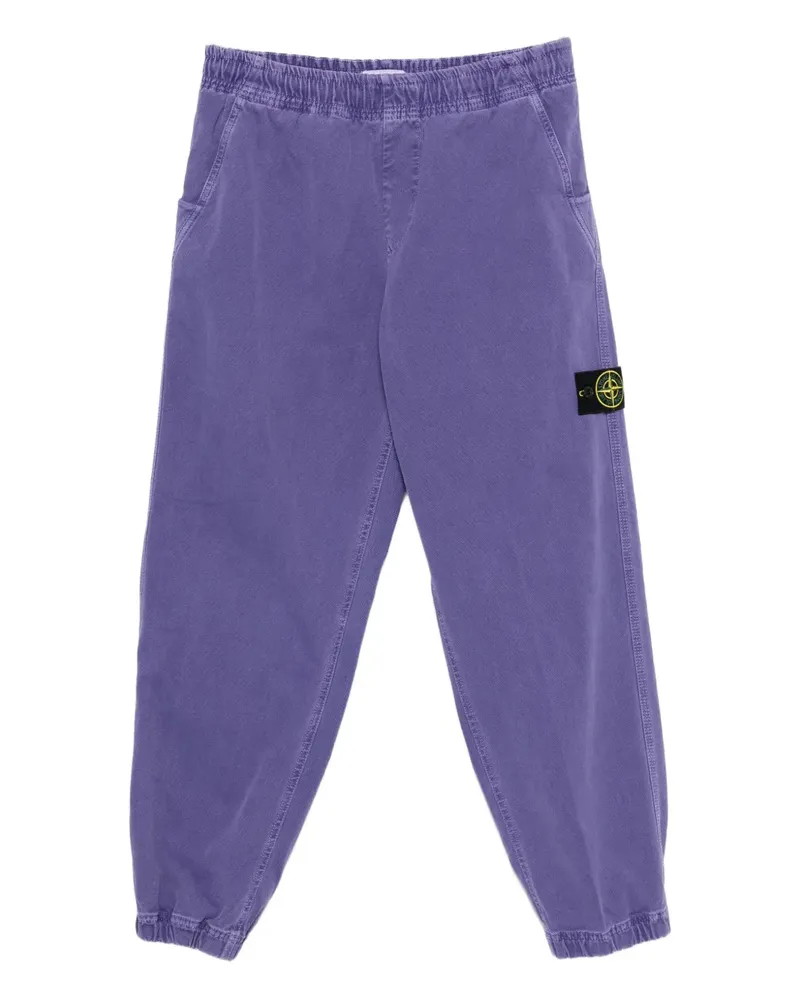 Stone Island Jogginghose mit Logo-Patch - Violett Violett