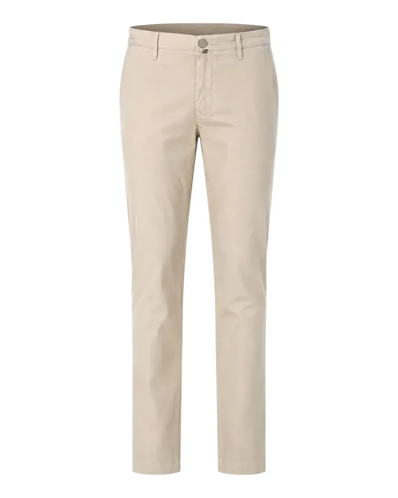 Jacob Cohën Gerade Hose mit Logo-Patch - Nude Nude