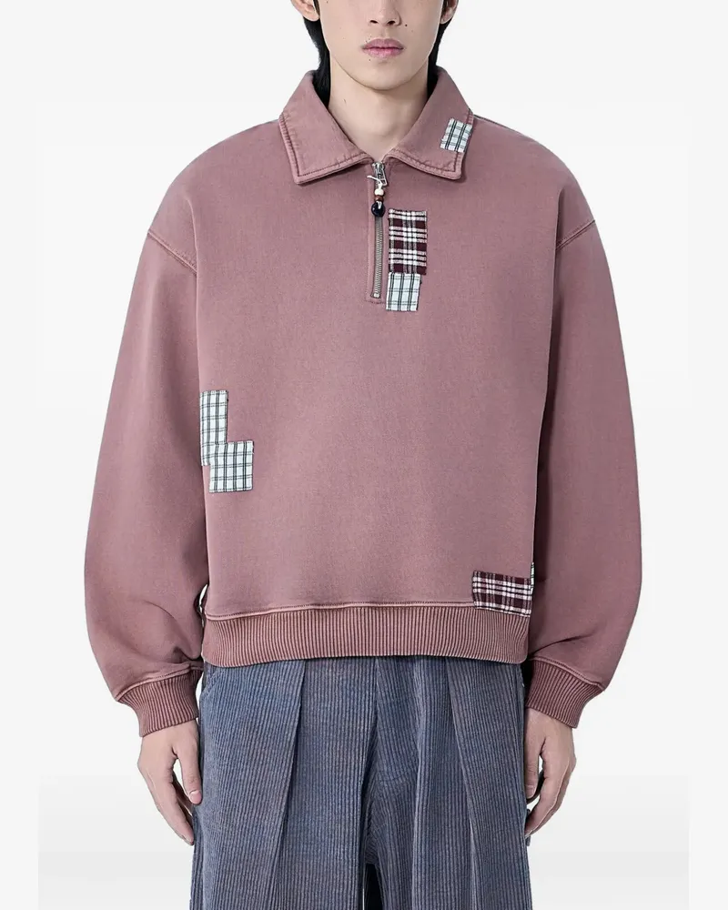STORY mfg. patchwork sweatshirt - Rosa Rosa