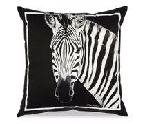 Mittelgroßes Kissen mit Zebra-Print