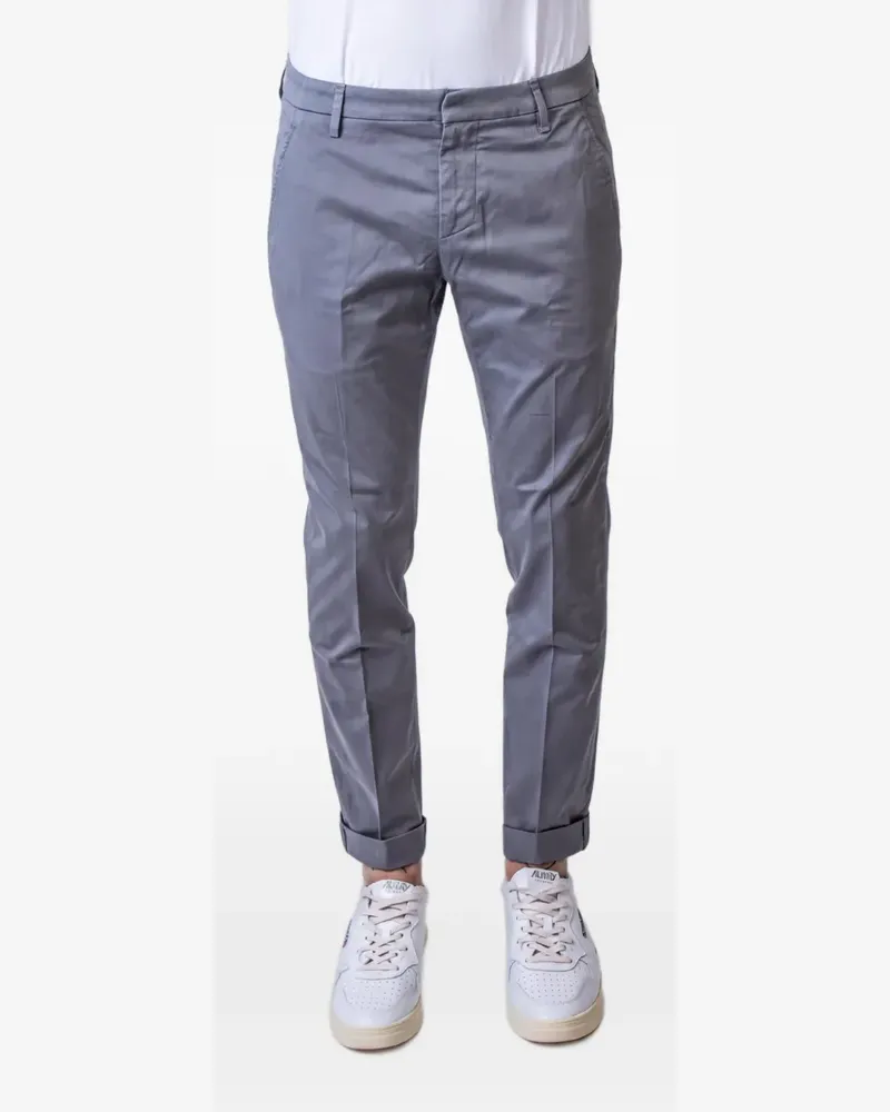 Dondup Gaubert slim-fit turn-up trousers - Grau Grau