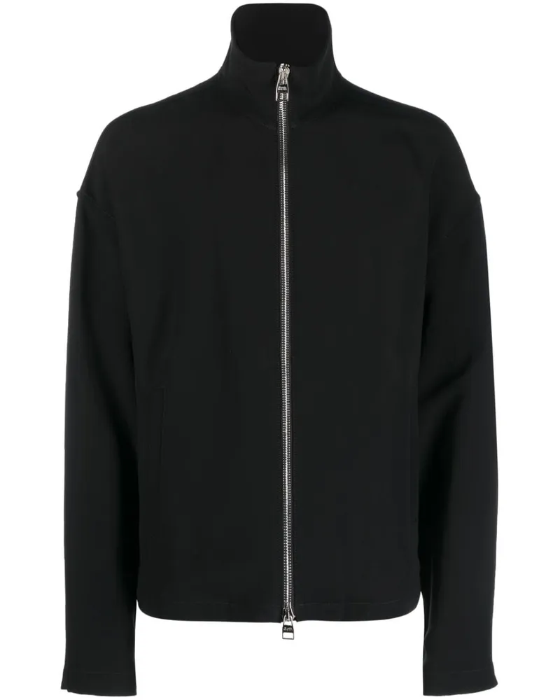 Alexander McQueen Jacke mit Stehkragen - Schwarz Schwarz