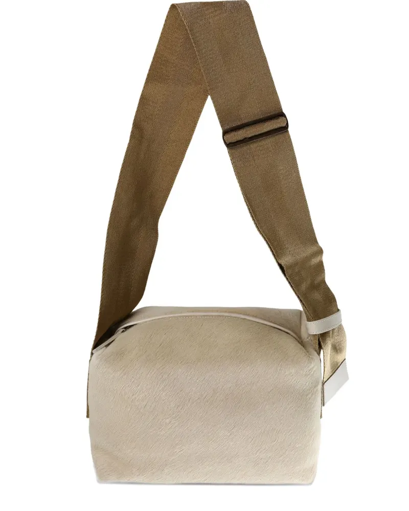 Uma Wang medium leather shoulder bag - Nude Nude