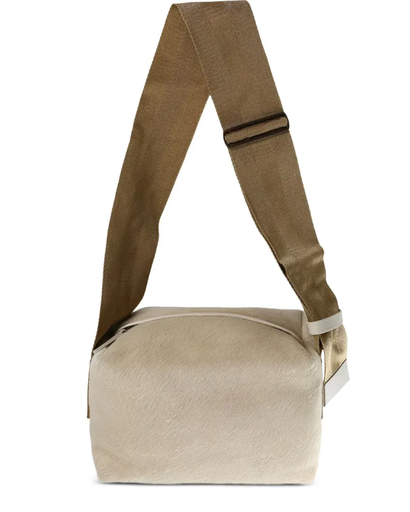 Uma Wang medium leather shoulder bag - Nude Nude
