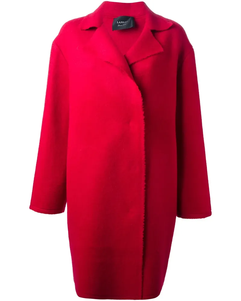 Lanvin single breasted coat - Rot Rot