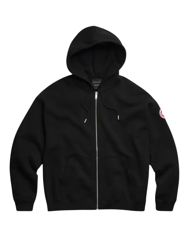 Canada Goose Kapuzenjacke mit Reißverschluss - Schwarz Schwarz