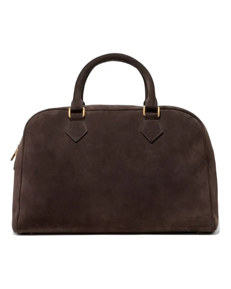 Nili Lotan Jaclyn suede shoulder bag - Braun Braun