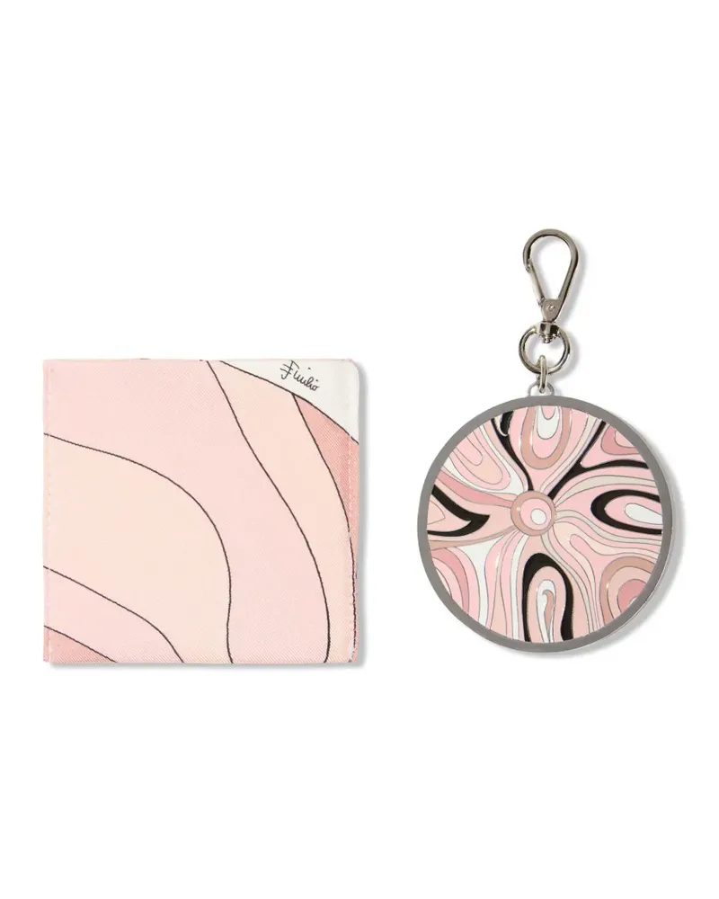 Emilio Pucci Marmo Schlüsselanhänger - Rosa Rosa