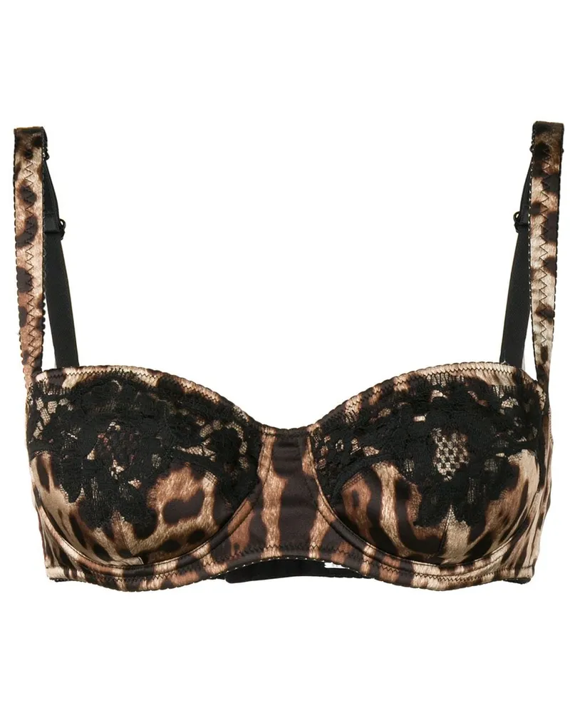 Dolce & Gabbana BH mit Leoparden-Print - Braun Braun