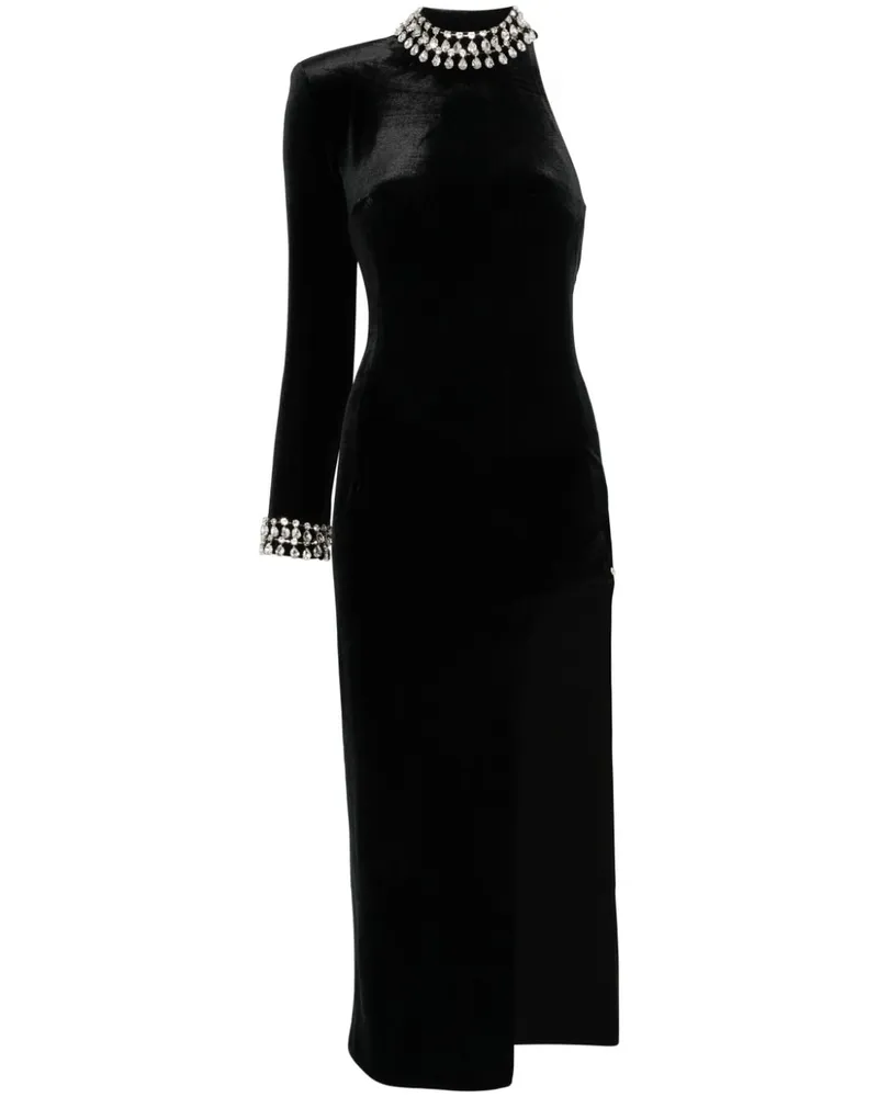 NISSA Kleid mit Kristallen - Schwarz Schwarz