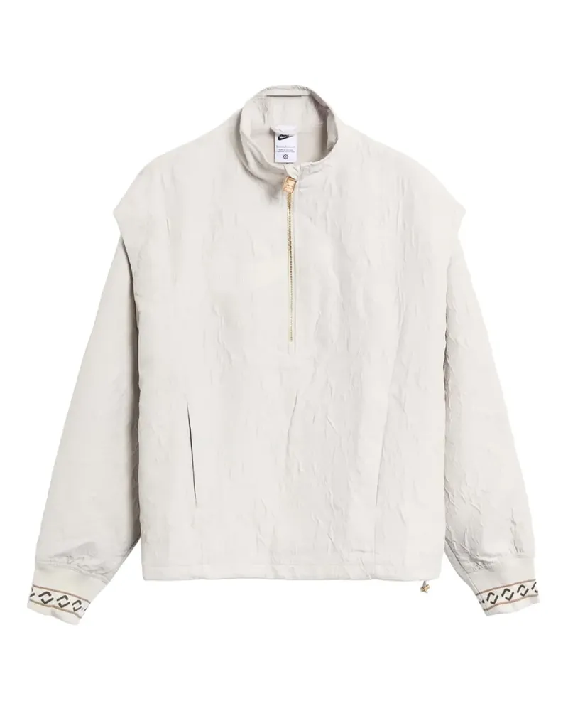 Nike textured panelled jacket - 072 Light Bone/Phantom 072