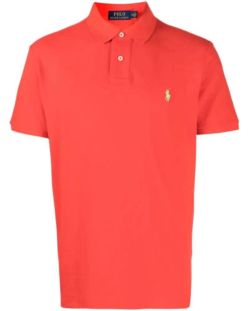 Ralph Lauren Poloshirt mit Logo-Stickerei - Rot Rot