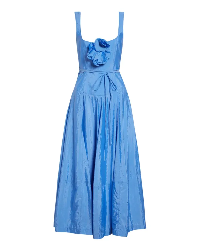 Cinq à Sept flower tie dress - Blau Blau